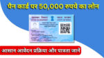 Pan Card Loan apply