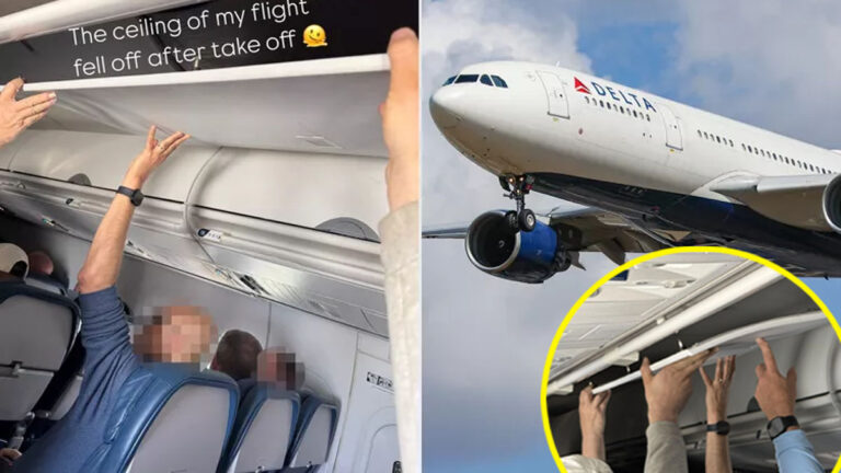 Delta flight 2417 ceiling collapse