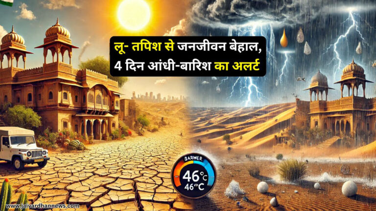 Rain Strom Alert in rajasthan