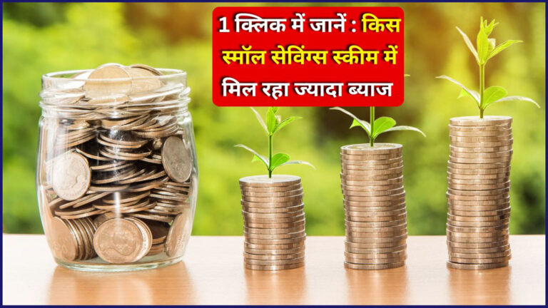 Small savings schemes interest rate