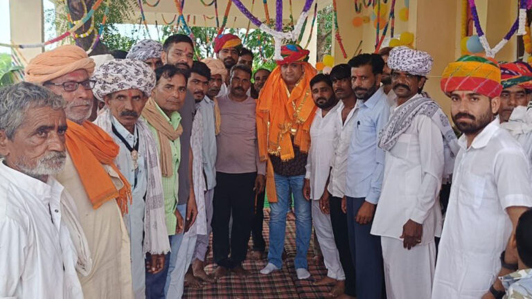 Inauguration of village development works in junada