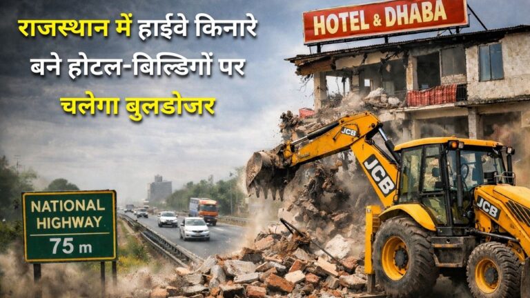 Rajasthan highway illegal construction