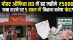 Post Office RD interest rate
