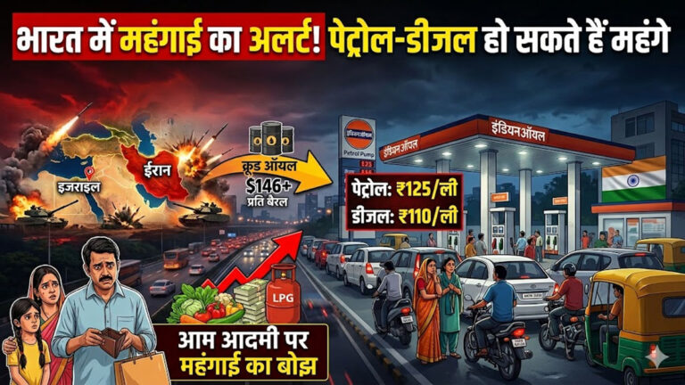 CRUDE OIL PRICE INDIA : ईरान-इजराइल जंग का भारत पर असर, इंडियन क्रूड बास्केट 146 डॉलर पार, पेट्रोल-डीजल महंगा होने का खतरा