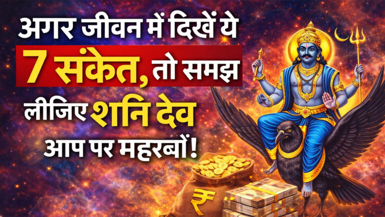 Shani Dev blessings signs in life
