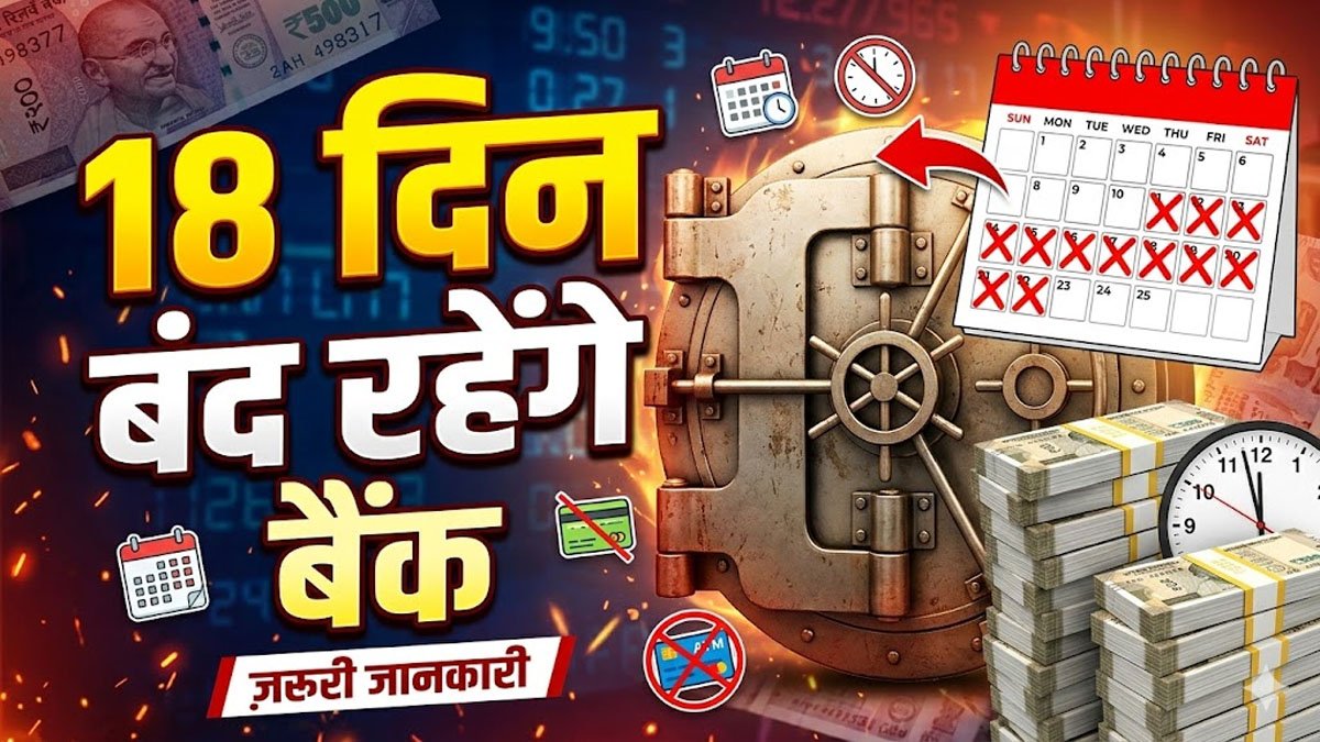 March Bank Holiday 2026 : मार्च में 18 दिन बंद रहेंगे बैंक