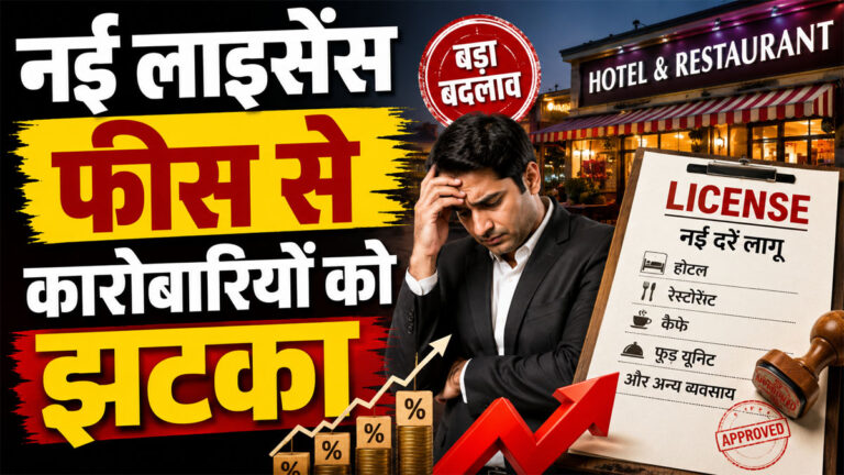 Rajasthan License Fees Change