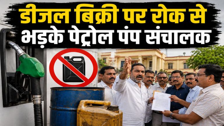 Rajsamand diesel sale ban protest